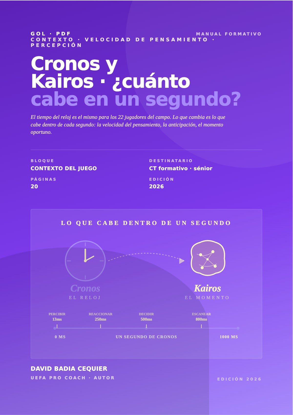 Cronos y Kairos ¿Cuánto cabe en un segundo?