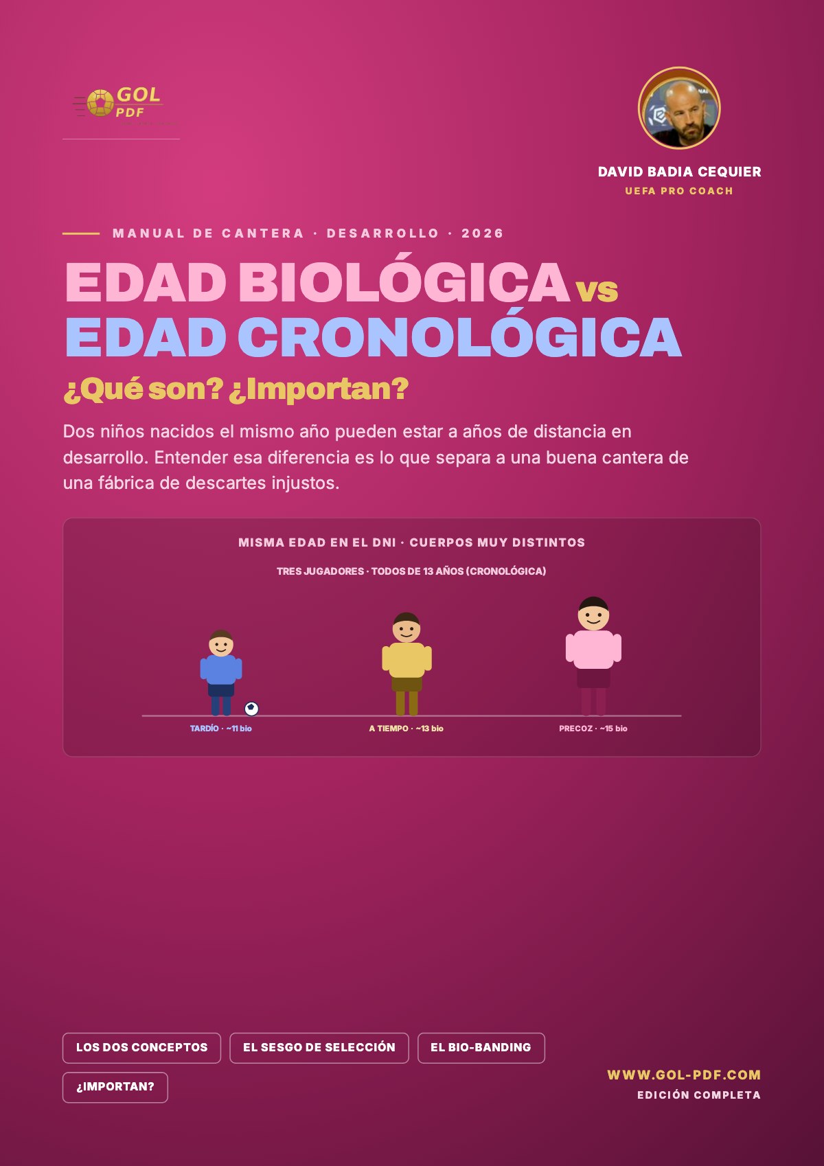 Edad BIOLÓGICA vs CRONOLÓGICA del niño