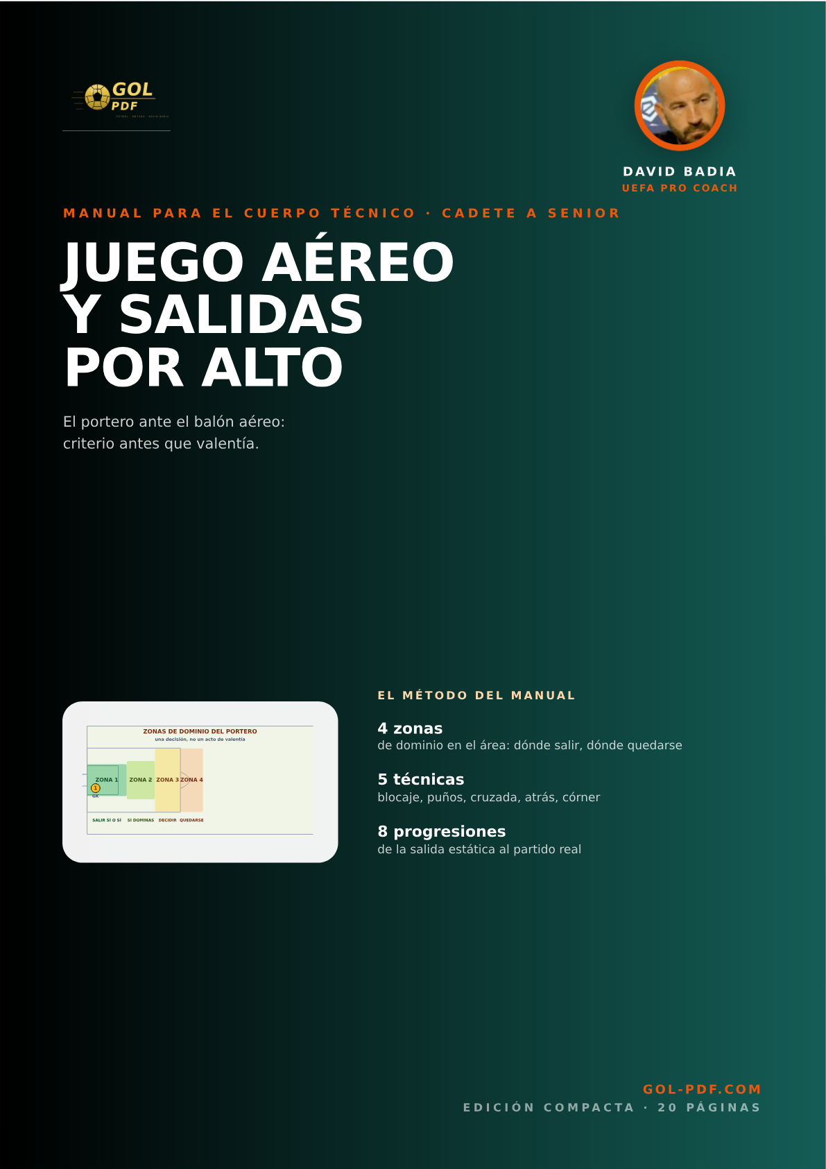 Juego aéreo del portero