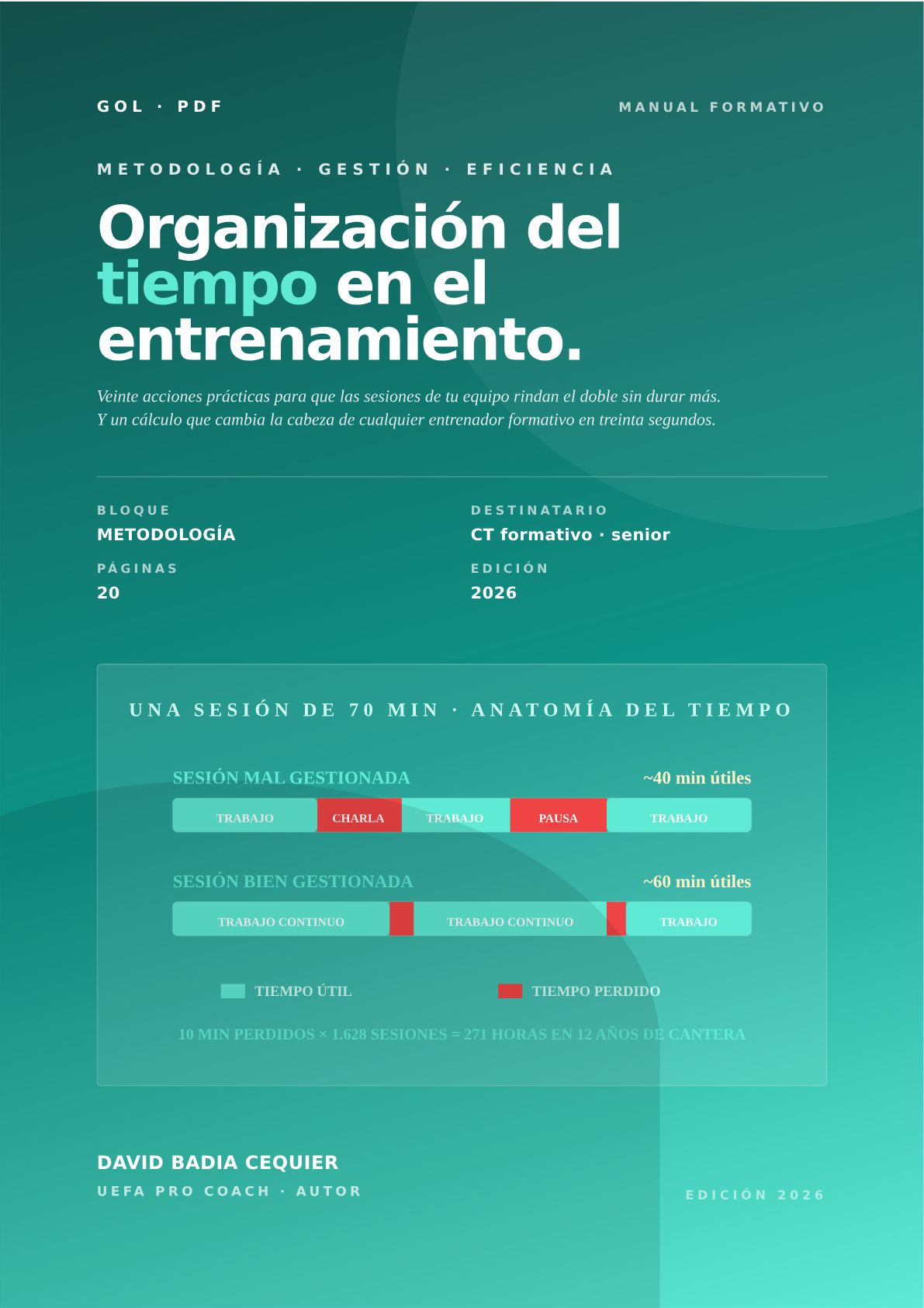 Organización del tiempo en el entrenamiento