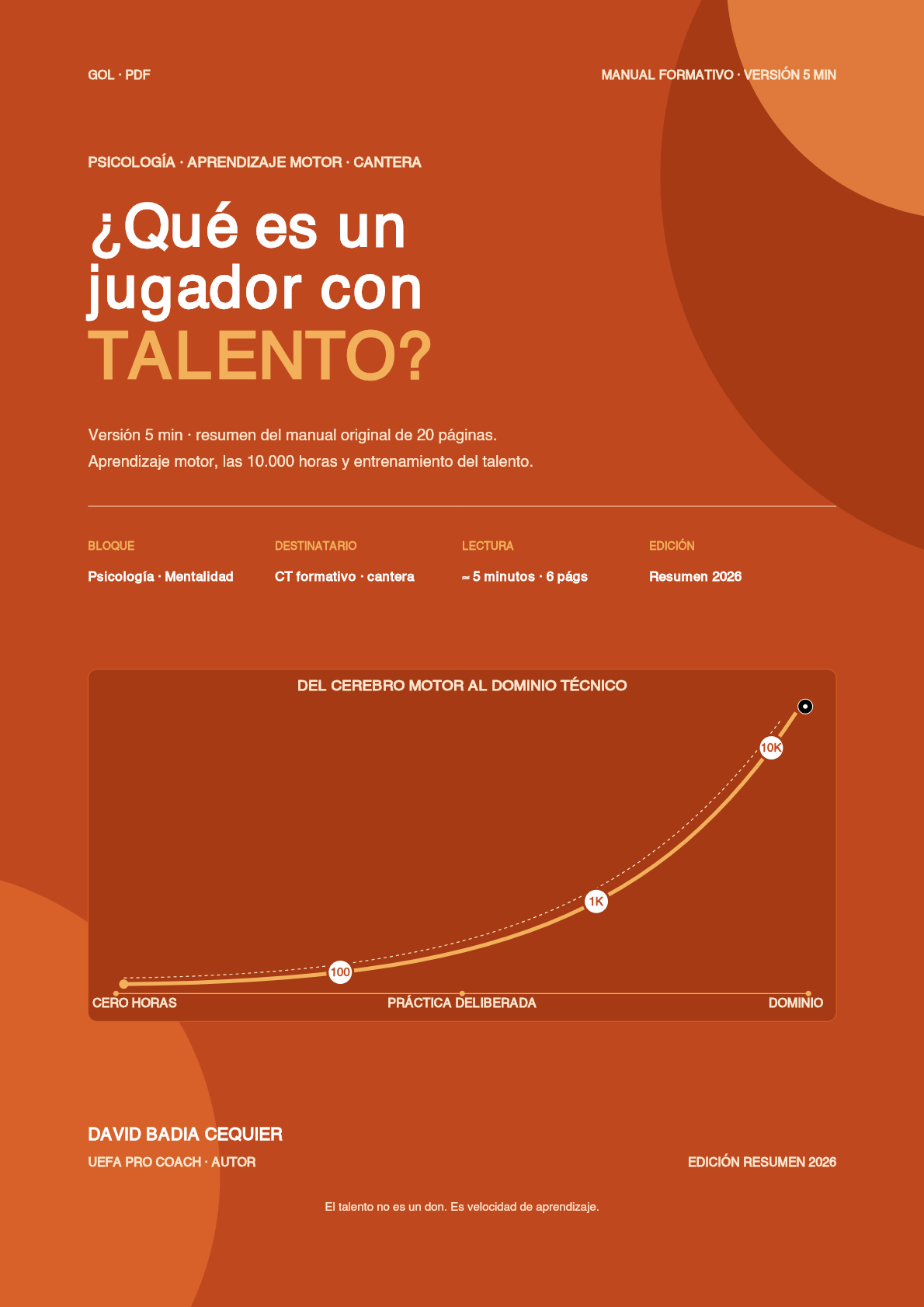¿Qué es un jugador con TALENTO? (5min LECTURA)