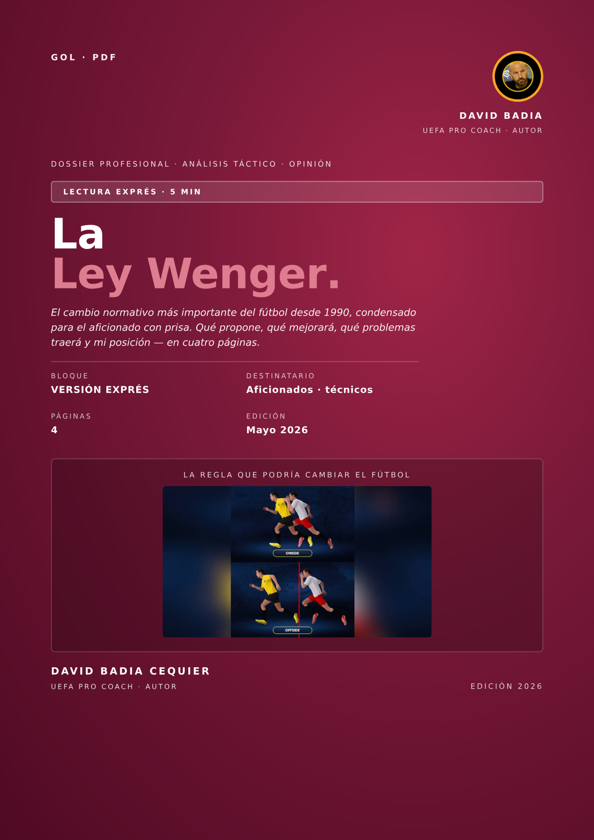 Ley Wenger (5min LECTURA)