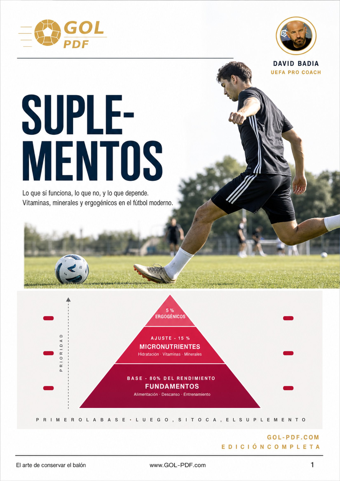 Suplementos en el fútbol
