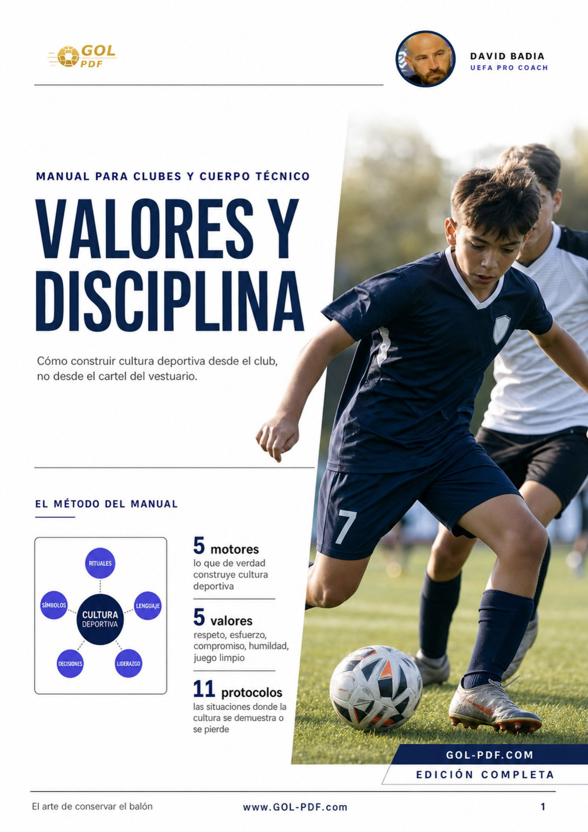 Valores en el fútbol base