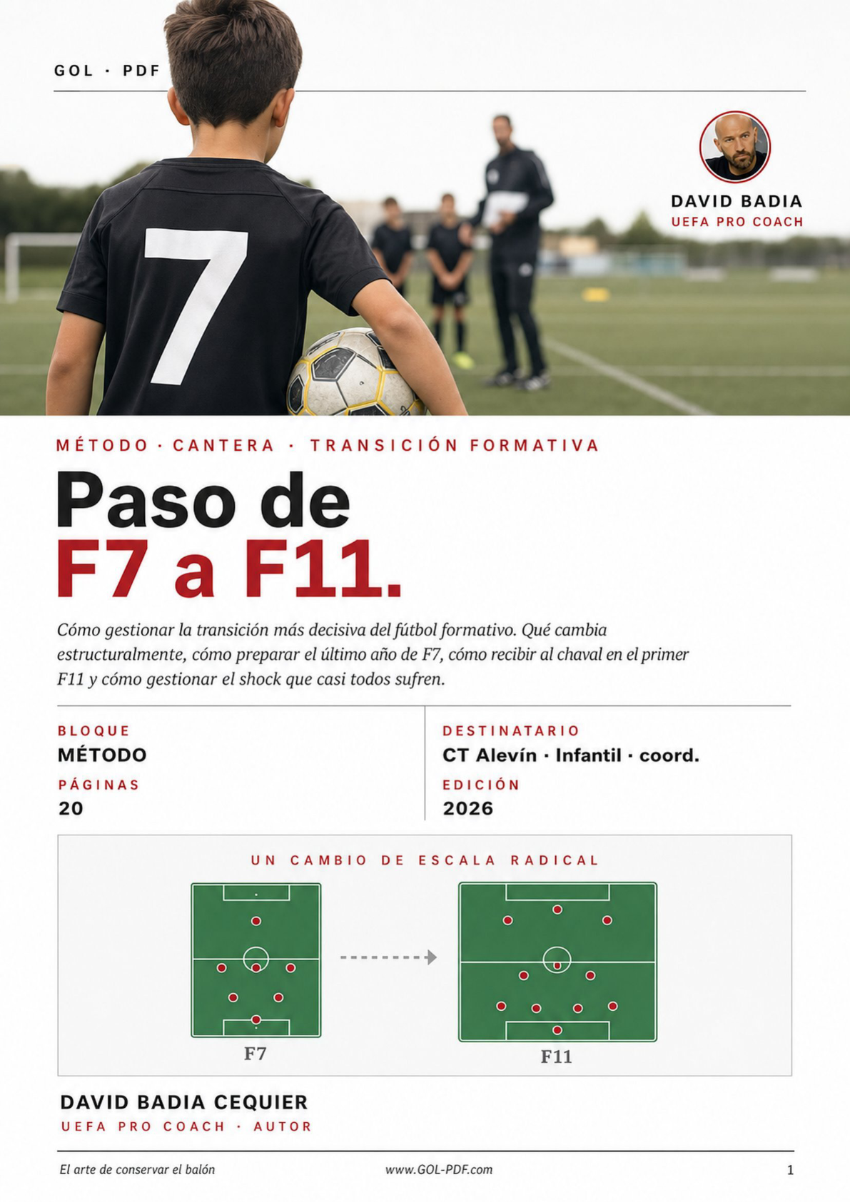 Paso de Fútbol 7 a Fútbol 11