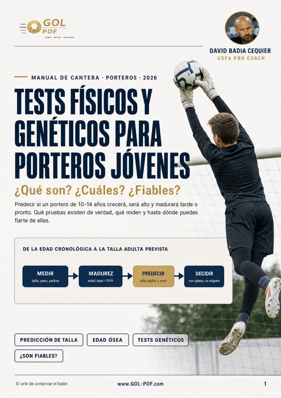 TEST FÍSICOS A LOS NIÑOS PORTEROS