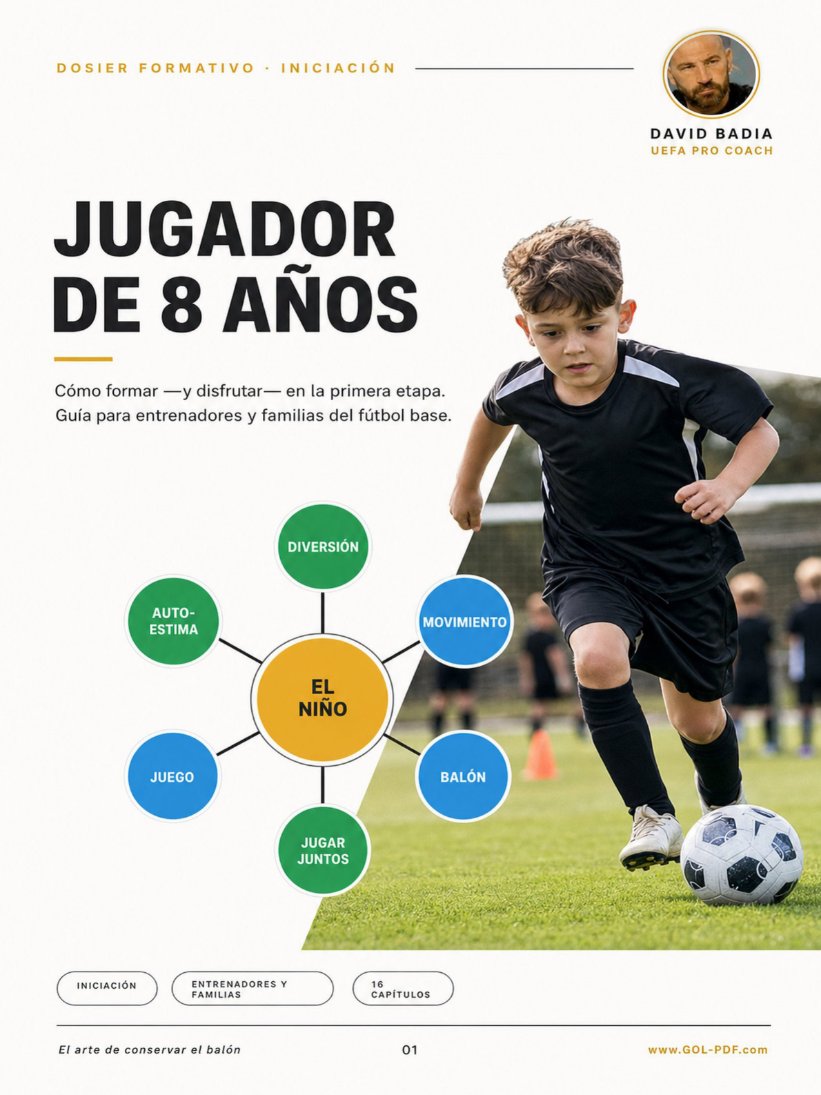 Jugador de 8 años