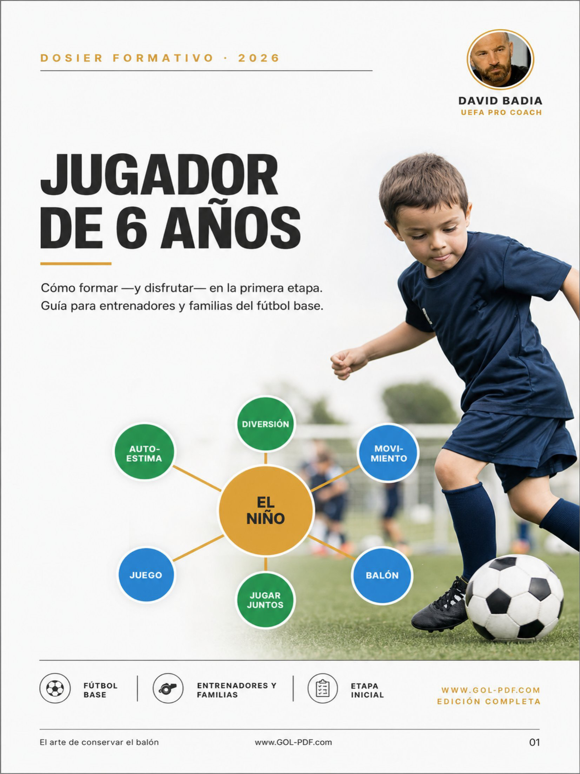 Jugador de 6 años