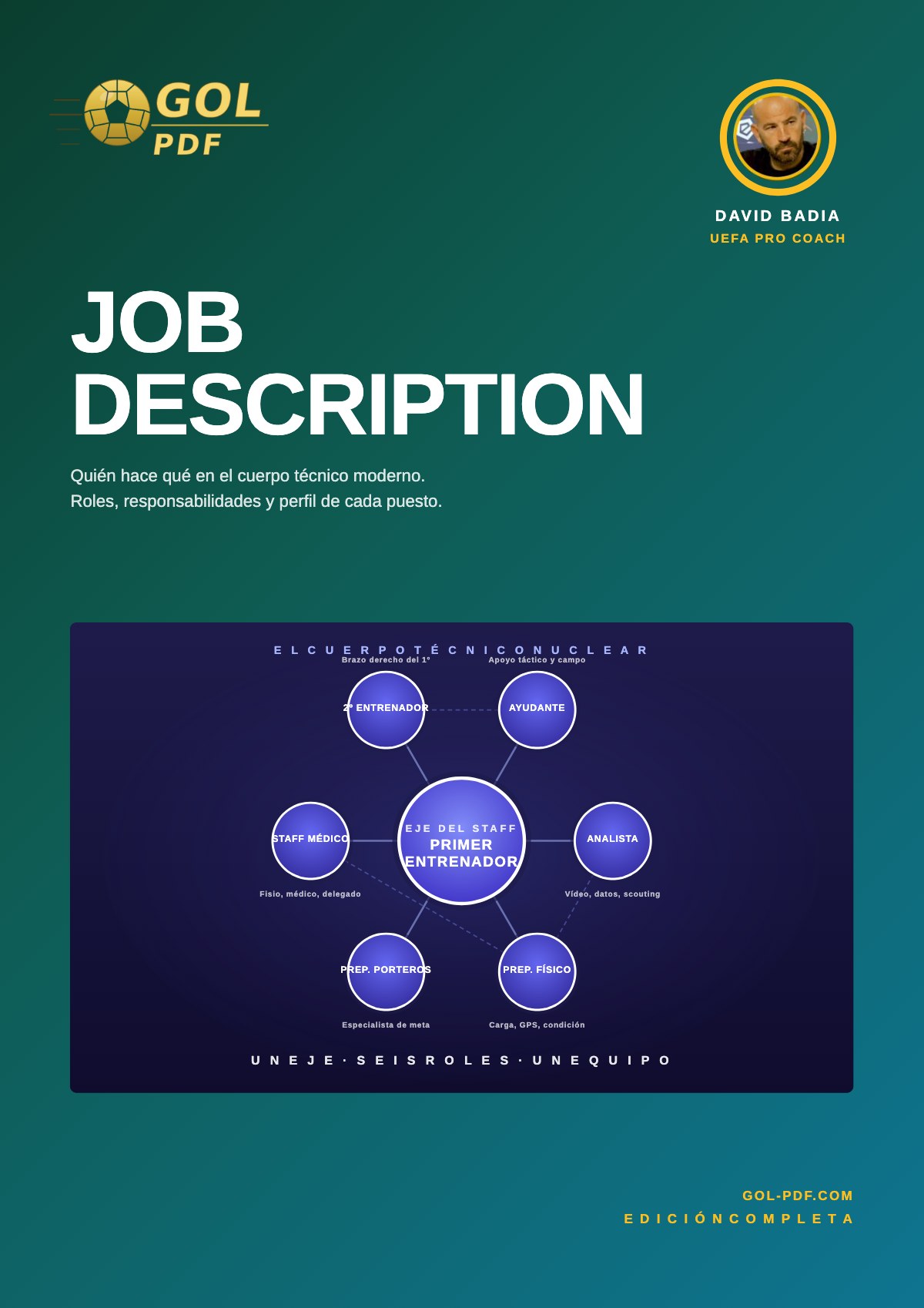 Job description del cuerpo técnico