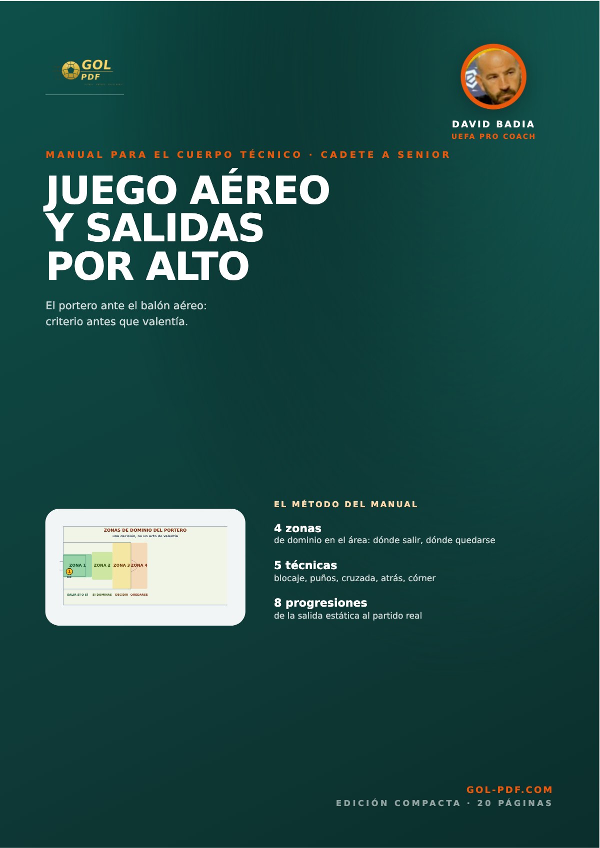 Juego aéreo del portero