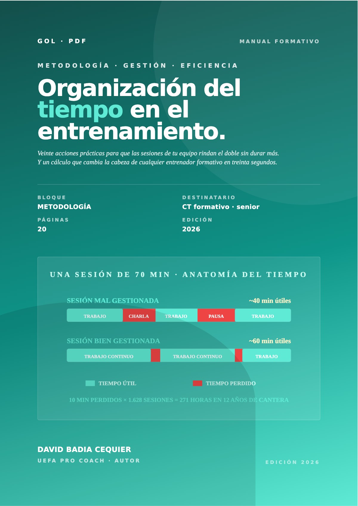 Organización del tiempo en el entrenamiento